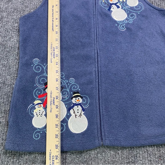 Croft & Barrow Snowman Vest Women’s Size Small - Picture 5 of 5